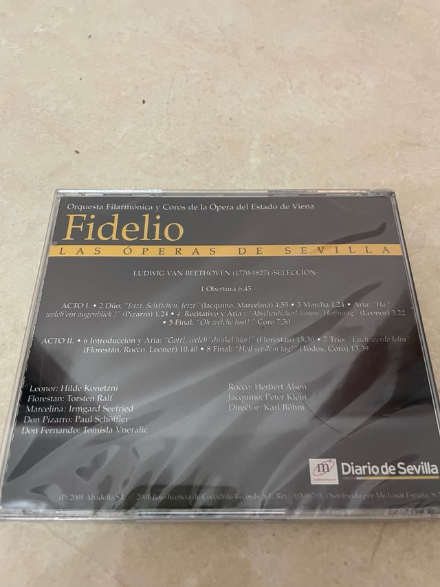 Lote 3 CDs Ópera: La Favorita, El Barbero, La Fu