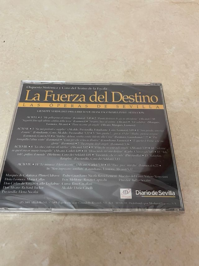 Lote 3 CDs Ópera: La Favorita, El Barbero, La Fu