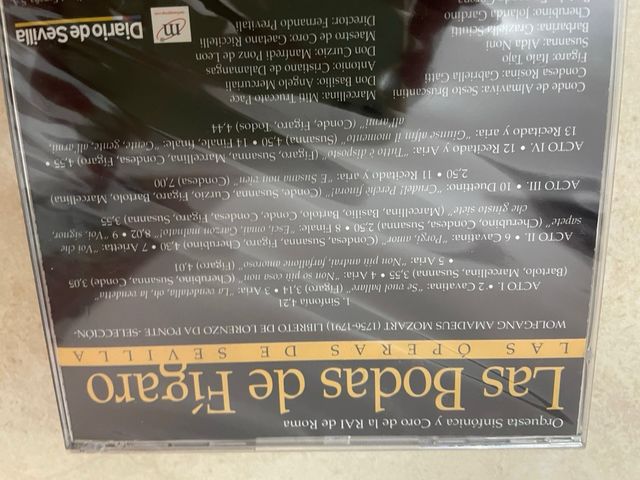 Lote 3 CDs Ópera: La Favorita, El Barbero, La Fu