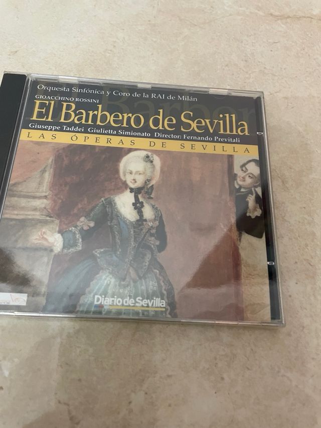 Lote 3 CDs Ópera: La Favorita, El Barbero, La Fu