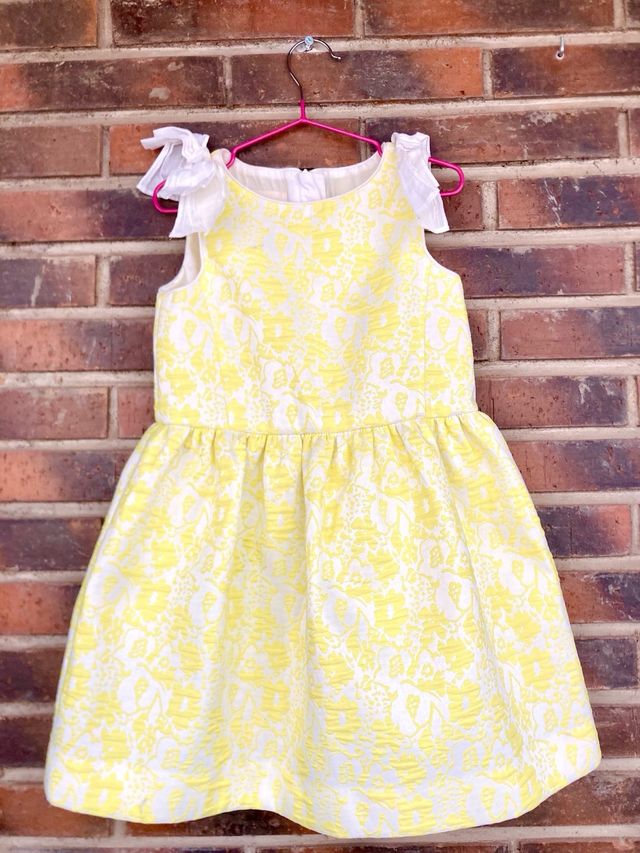 Vestido Nanos niña amarillo floral nuevo