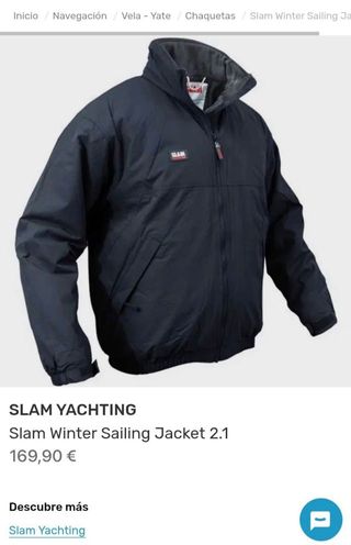 Chaqueta Slam Azul