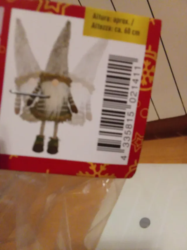 Figura Gnomo Decorativa LED