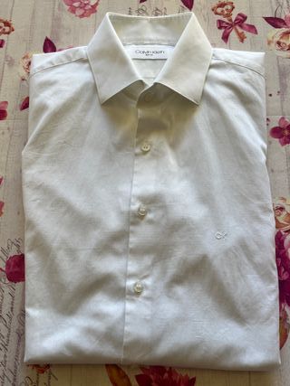 Camicia Calvin Klein Bianca Slim Fit 39 15 1/2