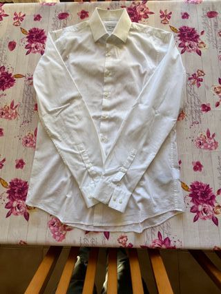 Camicia Calvin Klein Bianca Slim Fit 39 15 1/2