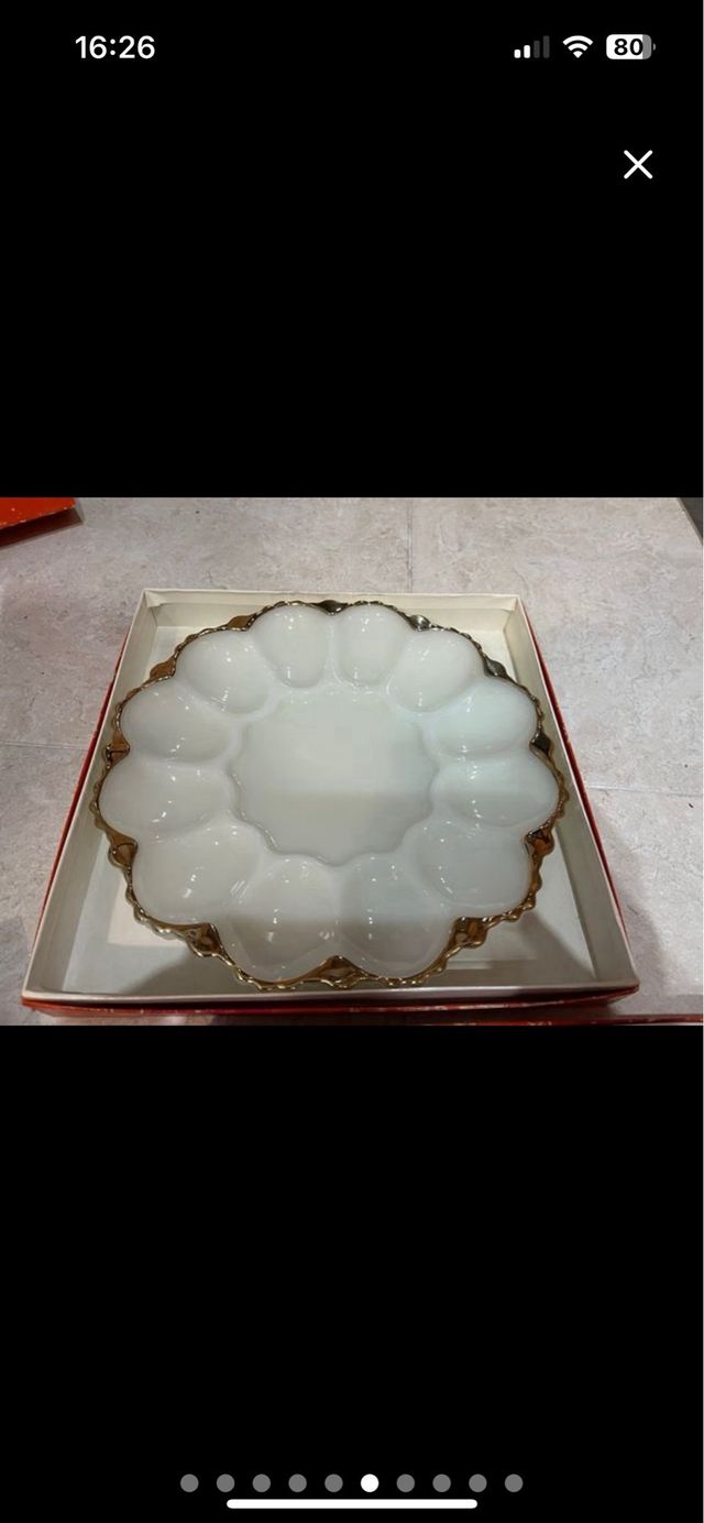 Conjunto 4 piezas vidrio opalino Anchor Hocking