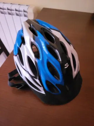 Casco  spiuk ciclismo Azul y Blanco