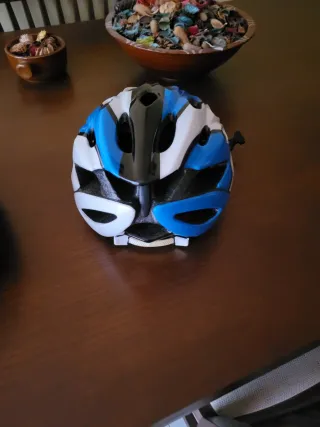Casco  spiuk ciclismo Azul y Blanco
