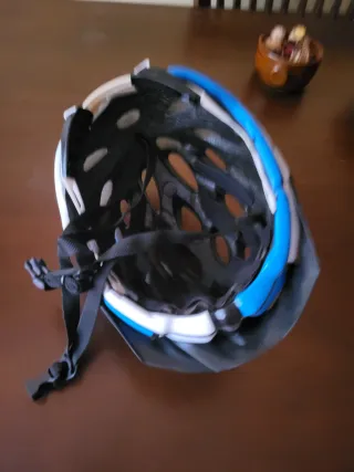 Casco  spiuk ciclismo Azul y Blanco
