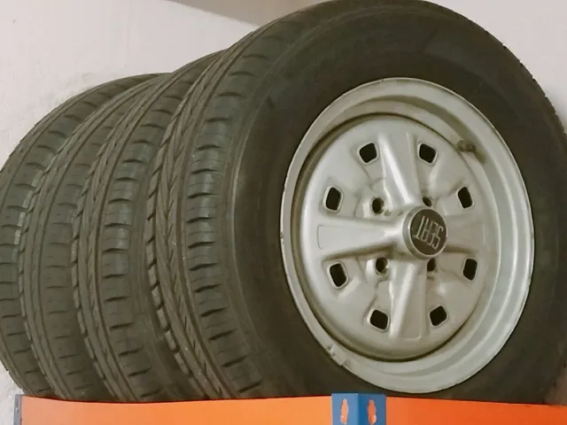 4 Llantas FU 1600 4.5 + Cubiertas 175/70-13