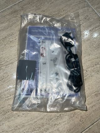 Cable de alimentación Samsung con manuales de TV