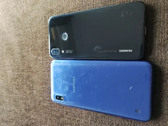 Samsung A10 e Huawei P20 Lite