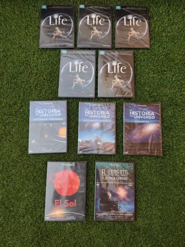 Colección DVDs Documentales Discovery, 10 DVD.