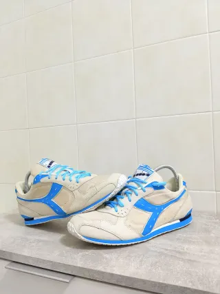 Diadora Sneakers Beige/Blu Uomo