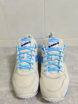 Diadora Sneakers Beige/Blu Uomo