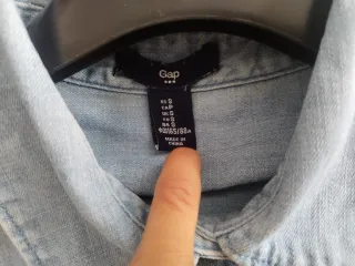 Camisa vaquera "GAP" talla S