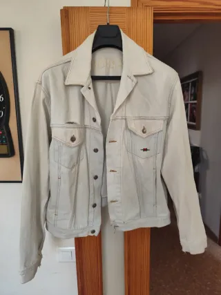 Chaqueta Vaquera El Charro Beige Talla XL