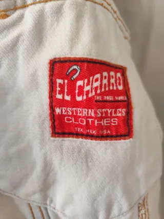 Chaqueta Vaquera El Charro Beige Talla XL