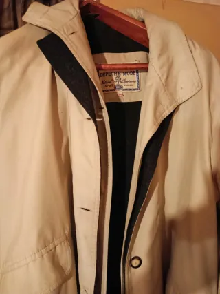 Chaqueta beige hombre talla 40, marca,depech mod