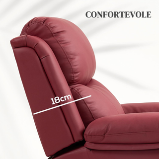 Poltrona Alzapersona Reclinabile con Poggiapiedi e
