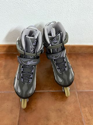 Patines en línea Oxelo grises y negros
