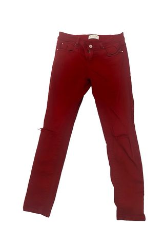 Pantalones Stradivarius rojos talla M