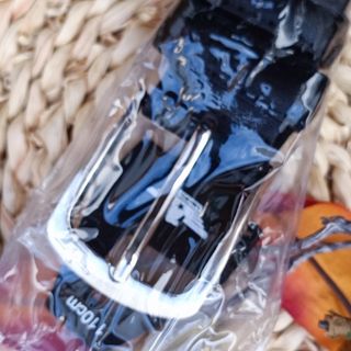 CINTURÓN NEGRO PIEL DISEÑO ITALIANO 110cm