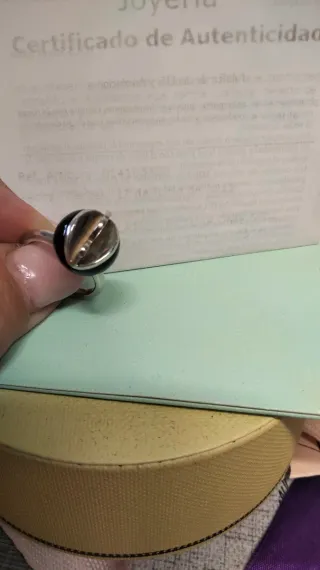 Anillo Tous Plata 925 Negro