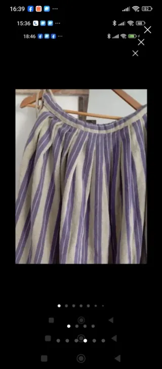 Falda huertana artesanal