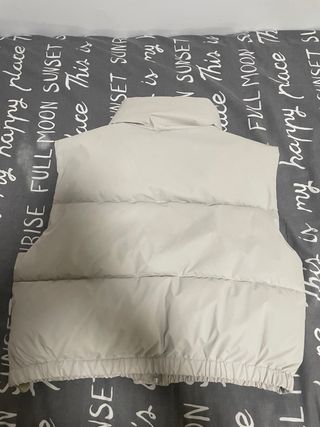 Chaleco Zara Blanco Talla M