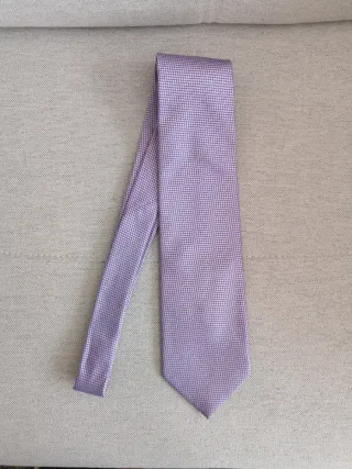 Corbata de seda natural