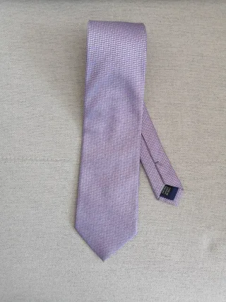 Corbata de seda natural