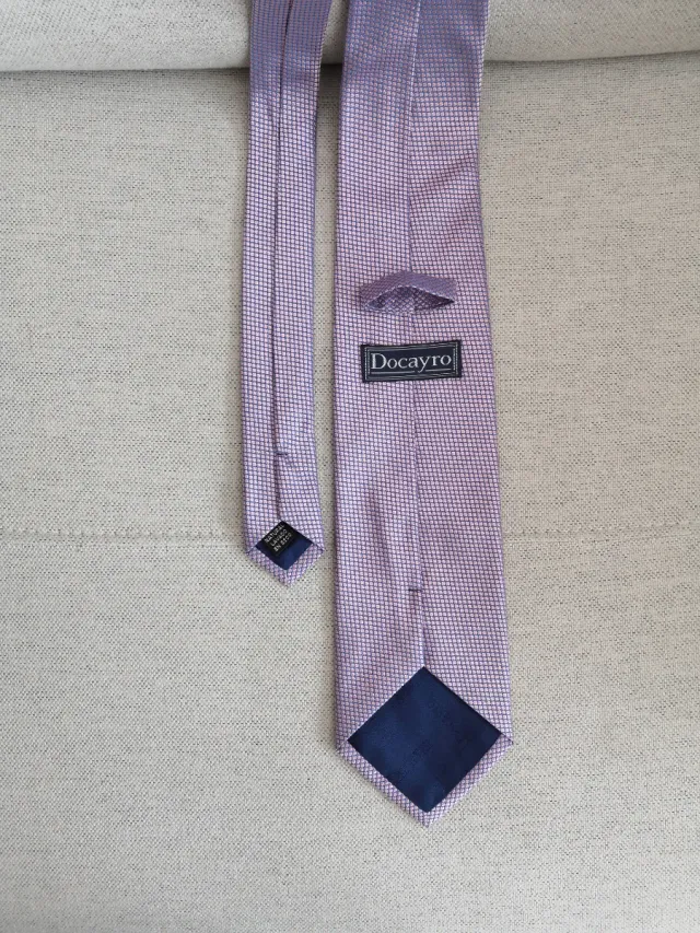 Corbata de seda natural