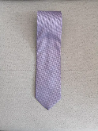 Corbata de seda natural