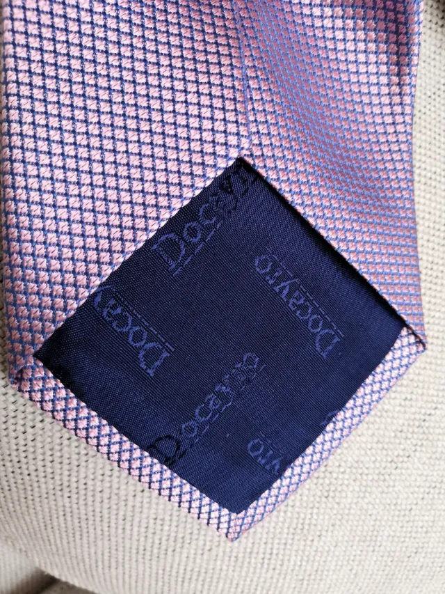 Corbata de seda natural