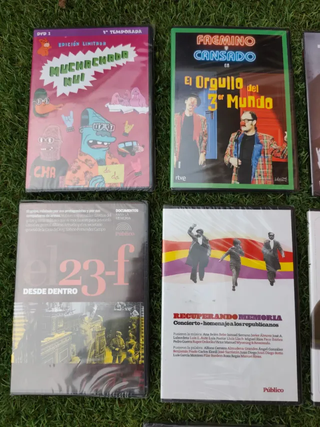 Lote 7 DVDs: Documentales y TV (ES/EU)