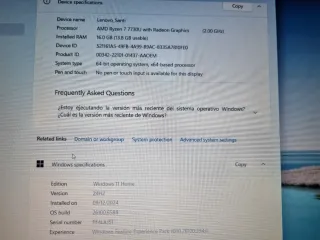 Portátil Lenovo IdeaPad Slim 3 Gris