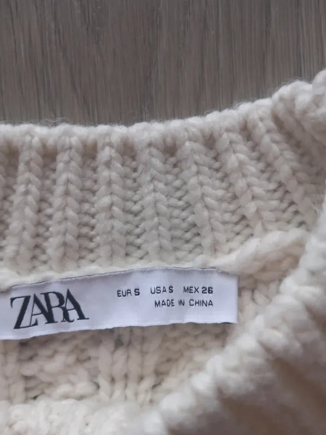 Jersey Zara perlas talla S