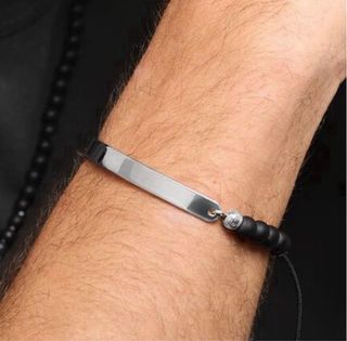 Pulsera Thomas Sabo Negra/Plata