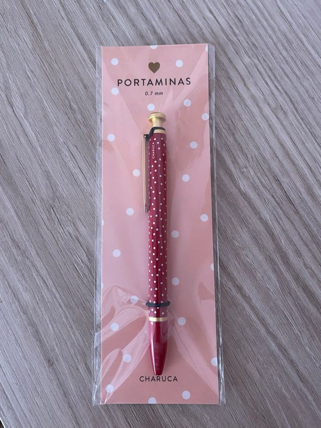 Portaminas Charuca Rojo Lunares 0.7mm