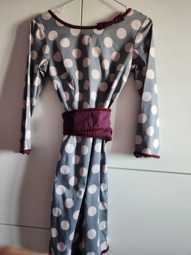 Vestido elegante lunares Kahyra talla S