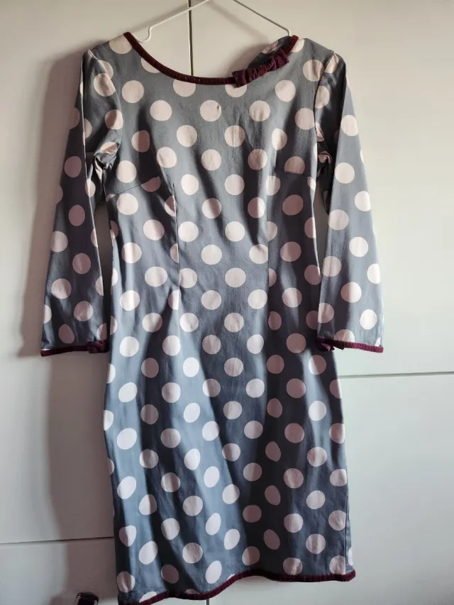 Vestido elegante lunares Kahyra talla S