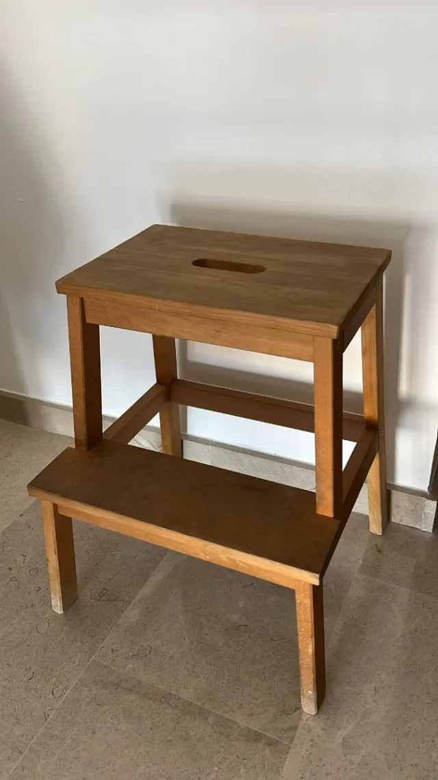 Taburete Escalera Madera Ikea