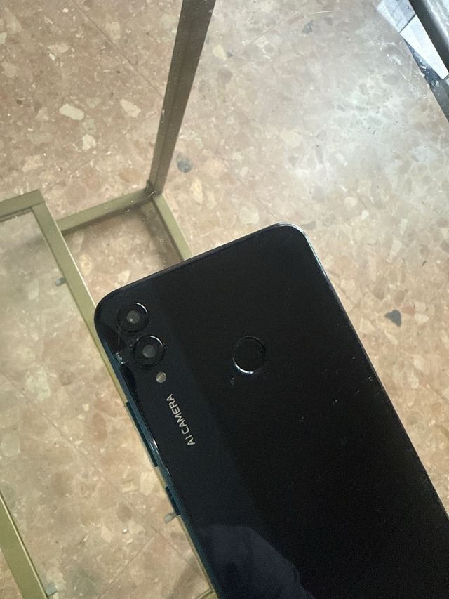 Honor 8X Negro + Funda Protectora