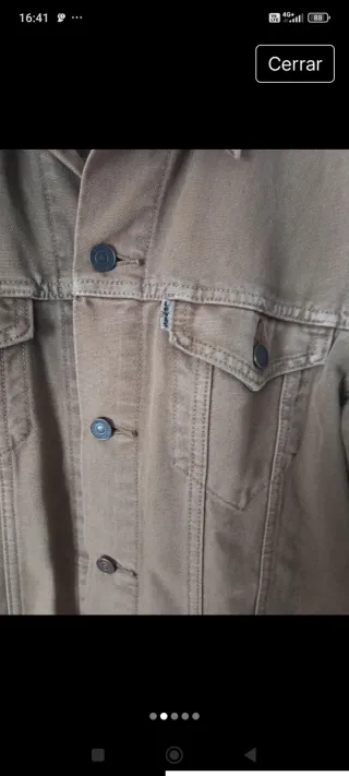 Chaqueta Levi's Hombre marrón caqui Talla L