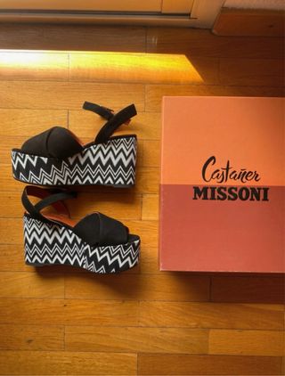 Sandalias Castañer x Missoni Zigzag