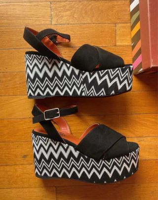 Sandalias Castañer x Missoni Zigzag