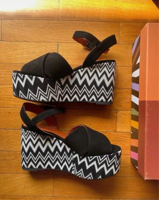 Sandalias Castañer x Missoni Zigzag