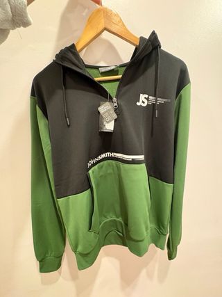 Sudadera JOHN SMITH Negra y Verde