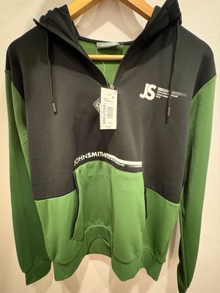 Sudadera JOHN SMITH Negra y Verde